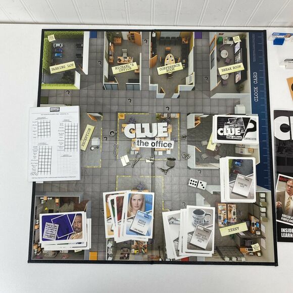 Clue: THE OFFICE Edition Board Game 2009- Dunder Mifflin, Scranton 100% COMPLETE - Picture 5 of 8